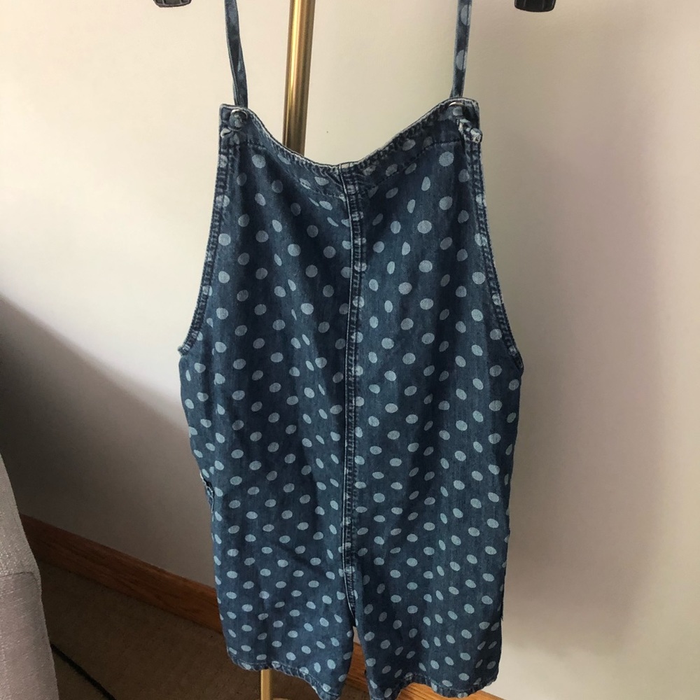 BDG Polka Dot Overall Shorts